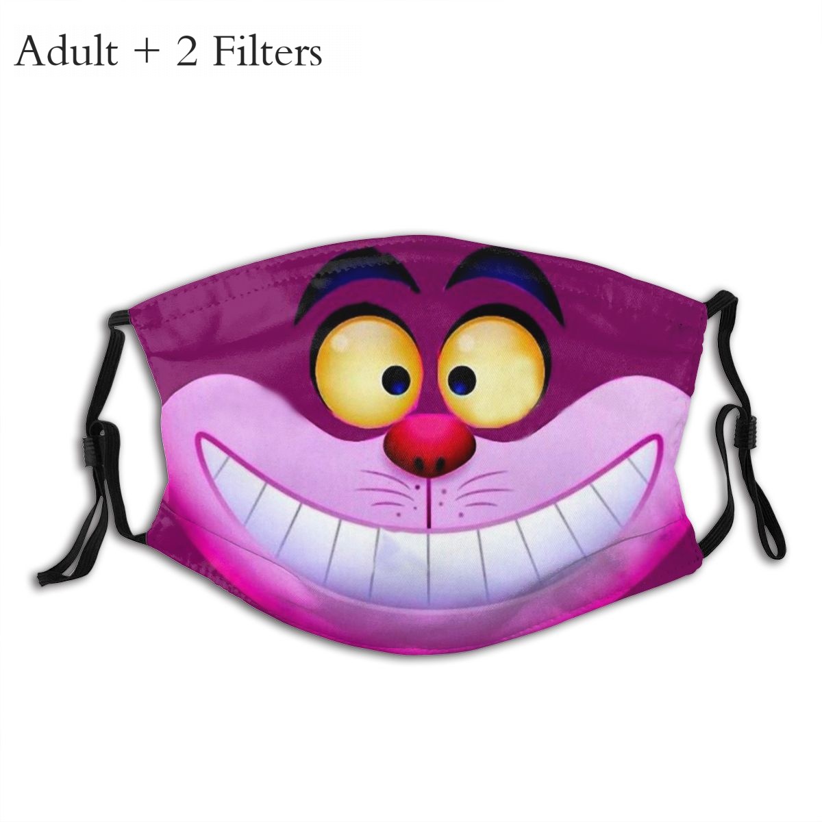 Cloth Face Mask Washable - Lächelndes Mund Gesicht Maske Cheshire Katze