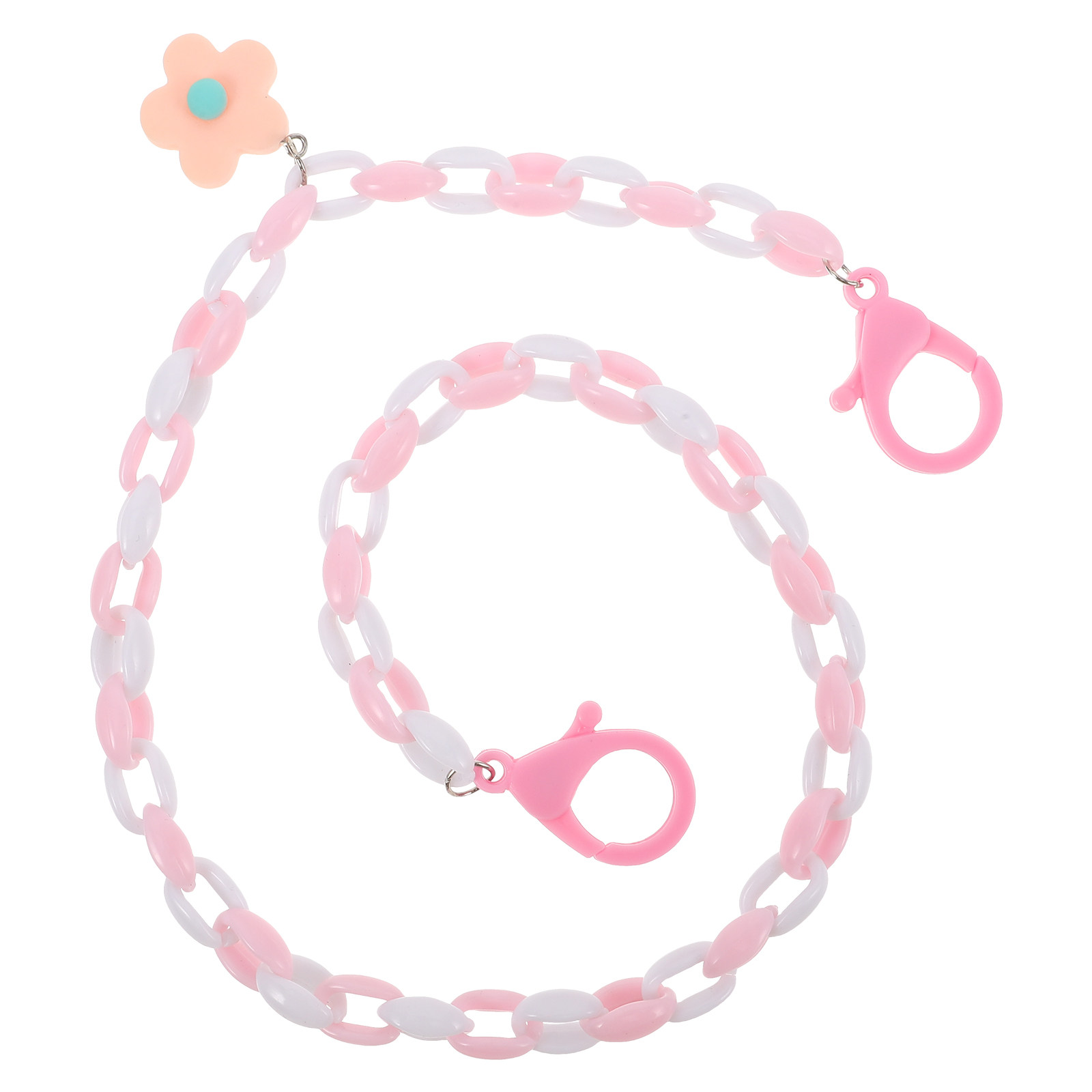 Mask Chain Holder - Bunte Blumen-Brillenband-Kette für Kinder, Anti-Verlust-Brillenband, bequemer