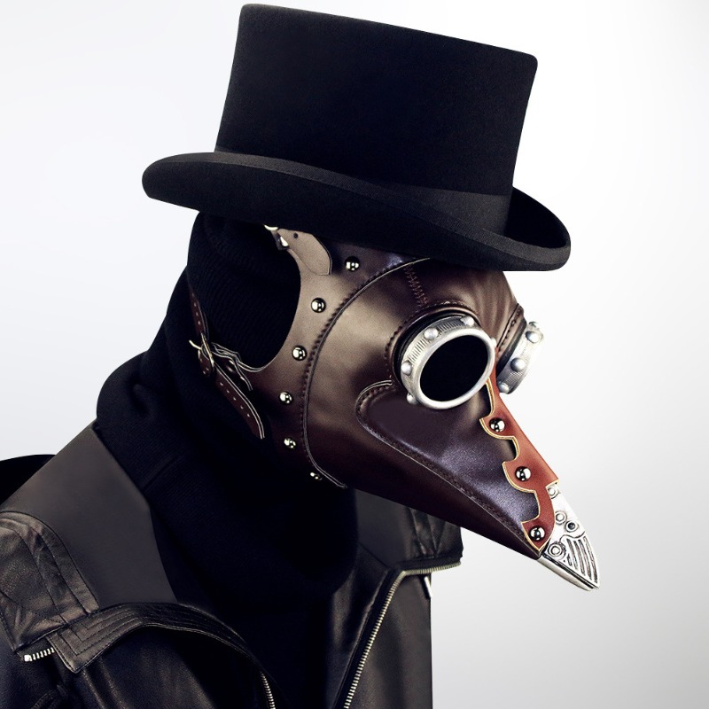 PU-Leder Pestdoktor-Maske Grus – Disposable Surgical Mask Bewertung und Preis
