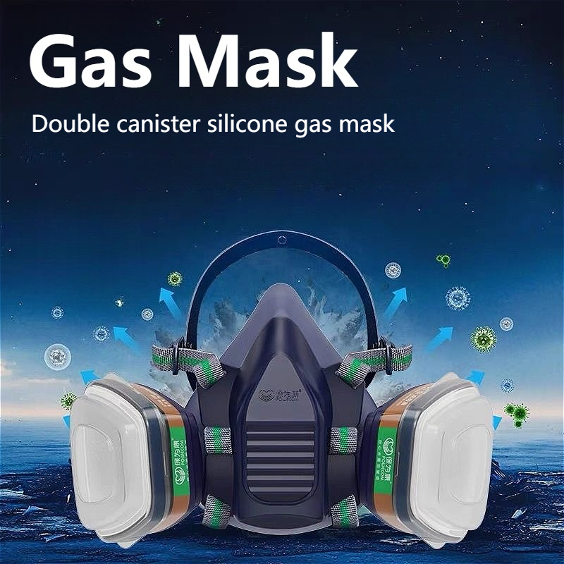 Gasmasken-Atemschutzmaske, hal – Respirator Half Face Bewertung und Preis