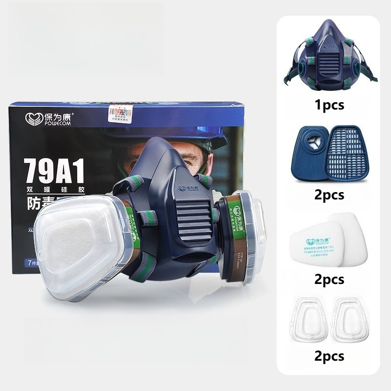 Gasmasken-Atemschutzmaske, hal – Respirator Half Face Bewertung und Preis