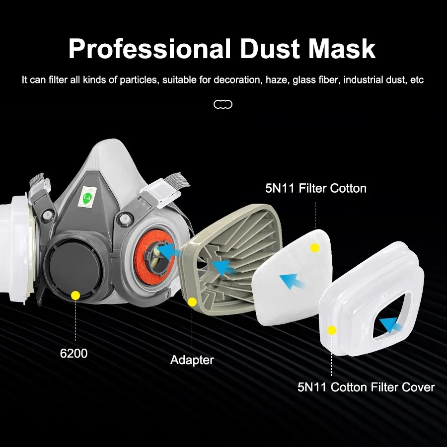 6200 Staubmaske halbes Gesicht – Respirator Half Face Bewertung und Preis