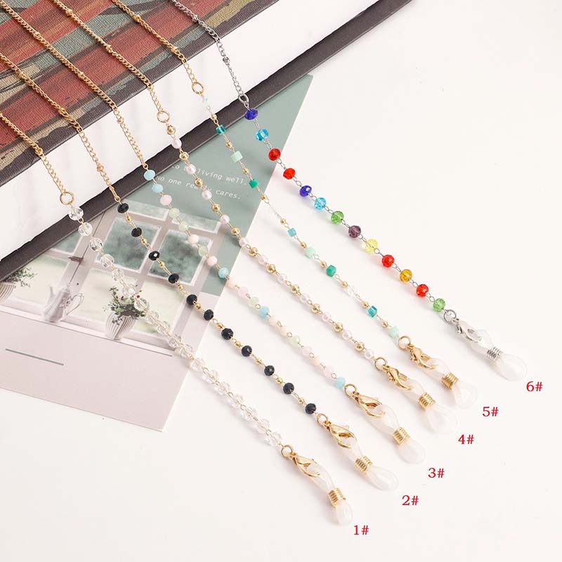 Neue Modische Bunte Kristall-B – Mask Chain Holder Bewertung und Preis